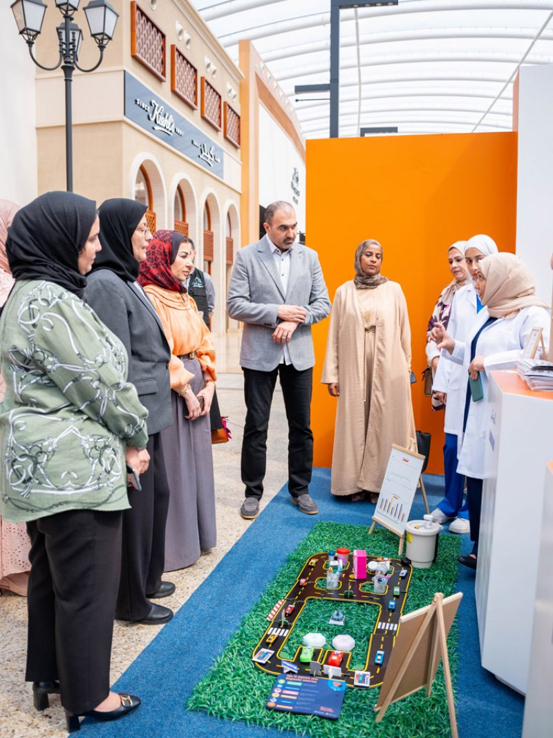 قسم الجودة وإدارة المخاطر في المستشفيات الحكومية يقيم منصة توعوية حول سلامة المرضى