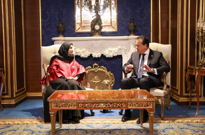 وزيرة الصحة تبحث تعزيز التعاون الصحي المشترك مع نظيرها المصري