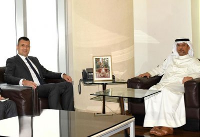 ‎ وزير النفط والبيئة يجتمع مع المدير العام والرئيس التنفيذي للمعهد الدولي للدراسات الاستراتيجية