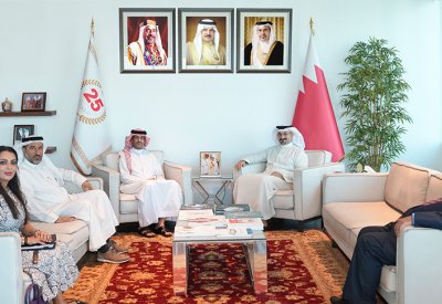 وزير "الصناعة" يجتمع برئيس مجلس إدارة جمعية رجال الأعمال البحرينية