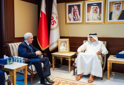 وزير الخارجية يستقبل سفير جمهورية أذربيجان لدى مملكة البحرين والمقيم في الرياض