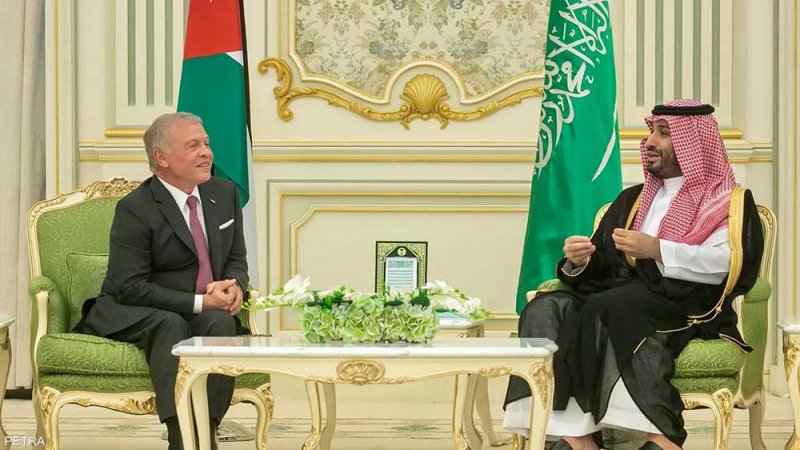 قمة سعودية - أردنية تشدد على الوقوف مع فلسطين ولبنان
