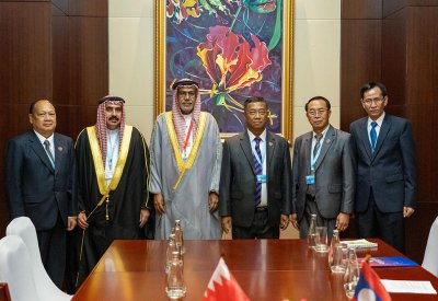 وفد الشعبة البرلمانية يلتقي نظيره "اللاوسي"