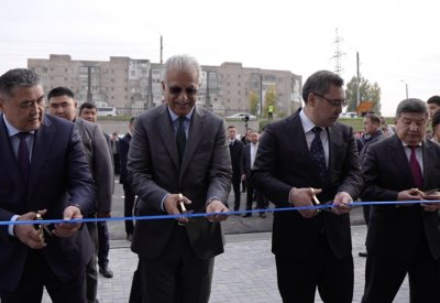 سلمان بن ابراهيم يشهد افتتاح أكاديمية التطوير ومركز تدريب منتخبات قيرغزستان