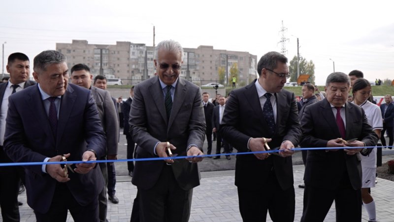 سلمان بن ابراهيم يشهد افتتاح أكاديمية التطوير ومركز تدريب منتخبات قيرغزستان