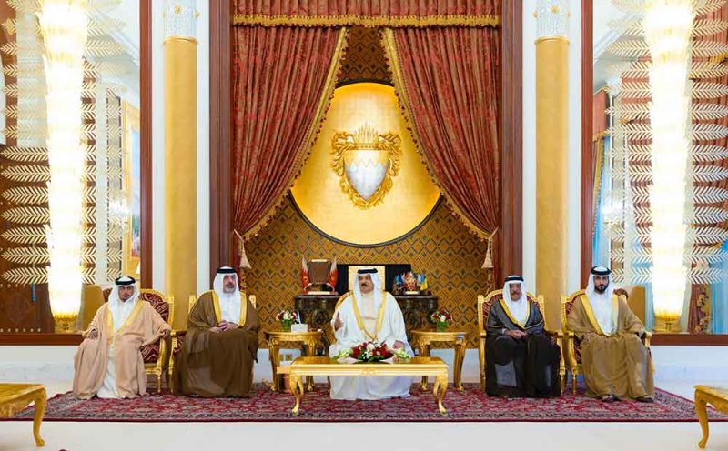 جلالة الملك المعظم يستقبل عددًا من القضاة بمناسبة تعيينهم