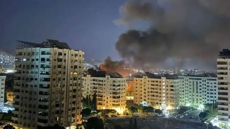 مجددا.. غارة إسرائيلية على مبنى في كفرسوسة بدمشق