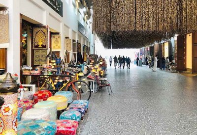 بناء سوق المنامة بالطريقة التراثية