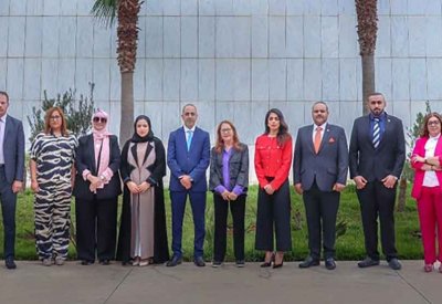 وفدٌ من الأمانة العامة للتظلمات يقوم بزيارة عمل إلى مؤسسة وسيط المملكة المغربية