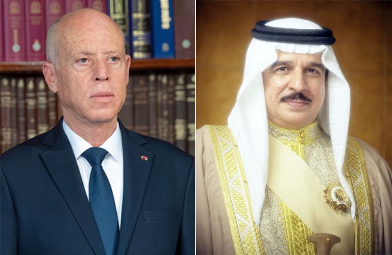 جلالة الملك المعظم يتلقى برقية شكر جوابية من الرئيس التونسي