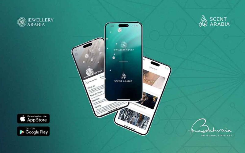 تدشين التطبيق الإلكتروني لمعرض الجواهر العربية ومعرض العطور العربية 2024