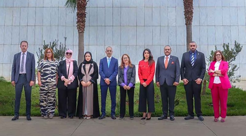 وفدٌ من الأمانة العامة للتظلمات يقوم بزيارة عمل إلى مؤسسة وسيط المملكة المغربية