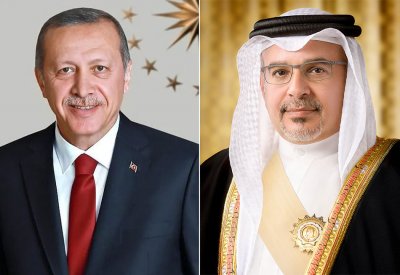 سمو ولي العهد رئيس مجلس الوزراء يتلقى برقية شكر جوابية من رئيس الجمهورية التركية