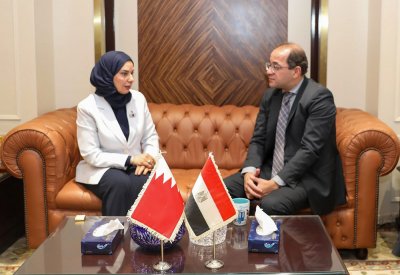 وزير المالية بجمهورية مصر العربية يلتقي سفيرة مملكة البحرين في القاهرة