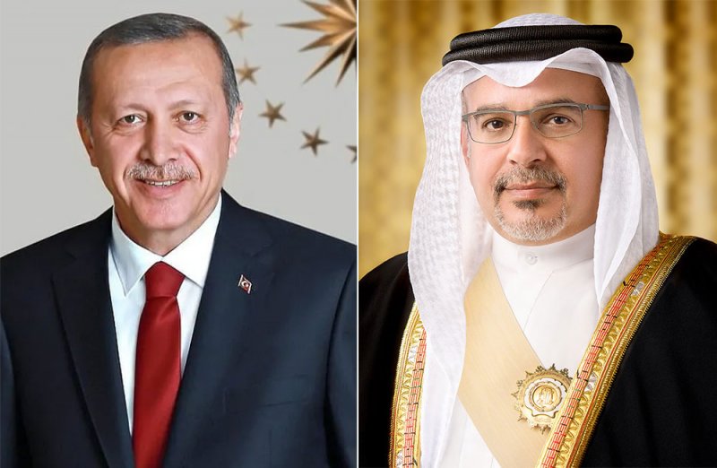 سمو ولي العهد رئيس مجلس الوزراء يهنئ الرئيس التركي بذكرى عيد الجمهورية