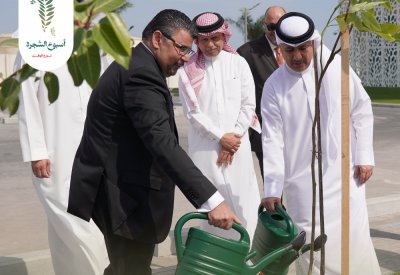 وزير شؤون "الكهرباء" ورئيس هيئة "الكهرباء" يشاركان في فعاليات أسبوع الشجرة