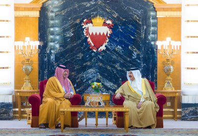جلالة الملك المعظم يستقبل سمو وزير الداخلية بالمملكة العربية السعودية الشقيقة