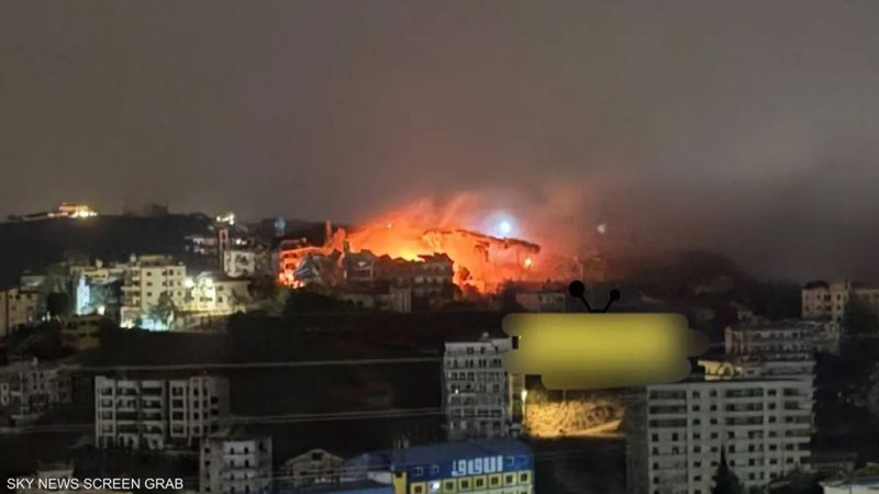 غارات إسرائيلية جديدة على النبطية في لبنان