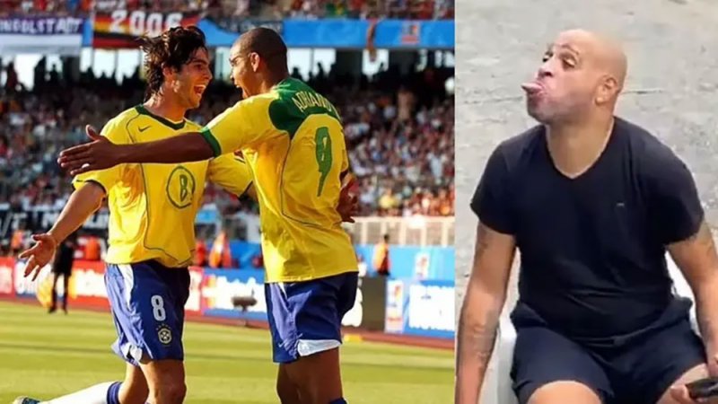مظهر محزن.. أسطورة البرازيل مخمور وحافي القدمين في الشارع