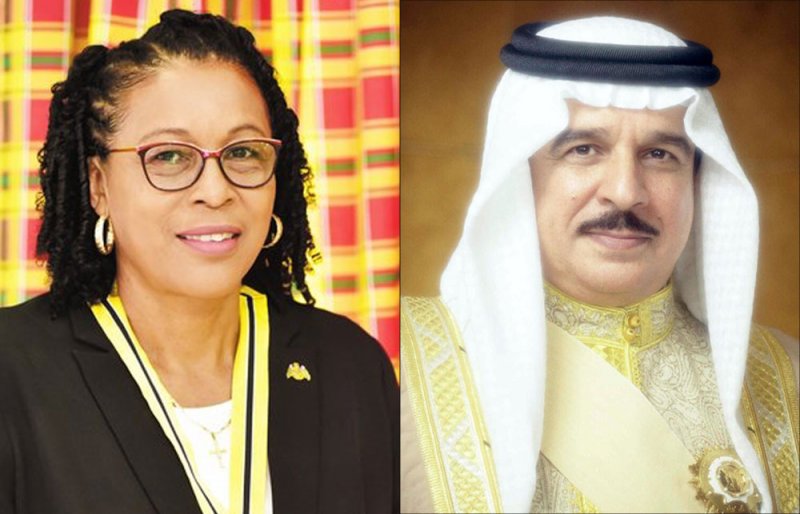 جلالة الملك المعظم يهنئ رئيسة كومنولث دومينيكا بذكرى الاستقلال
