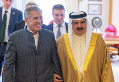 جلالة الملك المعظم يستقبل فخامة رئيس جمهورية تتارستان
