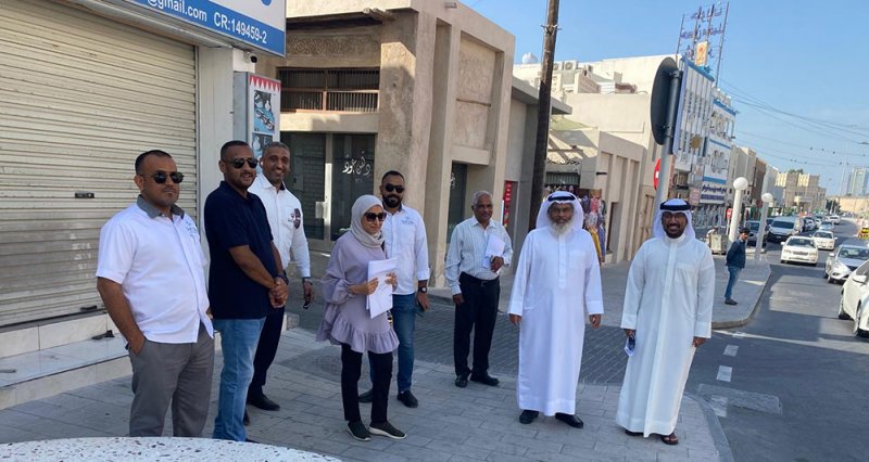 النعار: بحث الخدمات البلدية في سوق المحرق