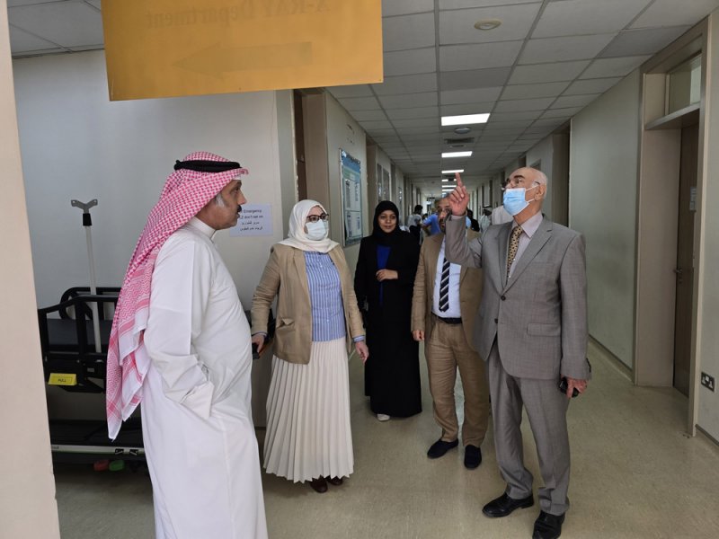 الحرص على تطوير المنشآت والمرافق الصحية في كافة المراكز الصحية
