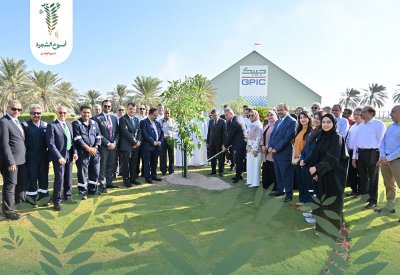 شركة الخليج لصناعة البتروكيماويات تقيم فعاليات متنوعة احتفالاً بأسبوع الشجرة
