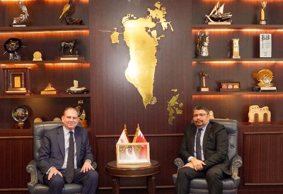 وزير شؤون الكهرباء والماء يستقبل السفير الإيطالي الجديد