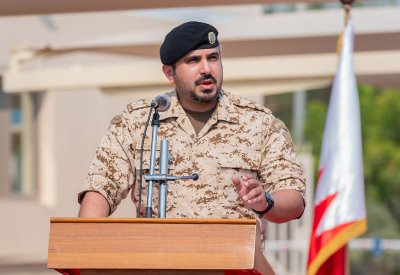 سمو الرائد الشيخ محمد بن سلمان بن حمد يشهد حفل تكريم عددٍ من منتسبي سلاح البحرية الملكي البحريني
