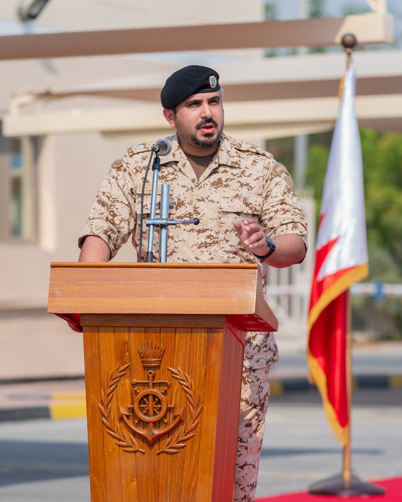 سمو الرائد الشيخ محمد بن سلمان بن حمد يشهد حفل تكريم عددٍ من منتسبي سلاح البحرية الملكي البحريني
