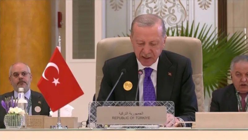 أردوغان: إسرائيل تعمل على إلغاء حل الدولتين ومنع عودة الفلسطينيين لبلدهم