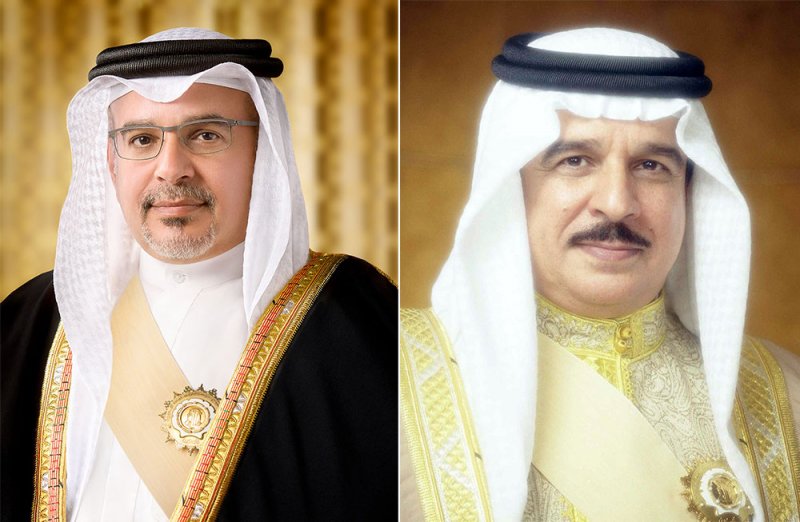 جلالة الملك المعظم وسمو ولي العهد رئيس مجلس الوزراء يتبادلان التهاني بنجاح معرض البحرين الدولي للطيران في نسخته السابعة