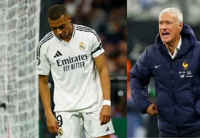 ديشامب: مبابي ليس سعيداً في ريال مدريد.. ويريد العودة
