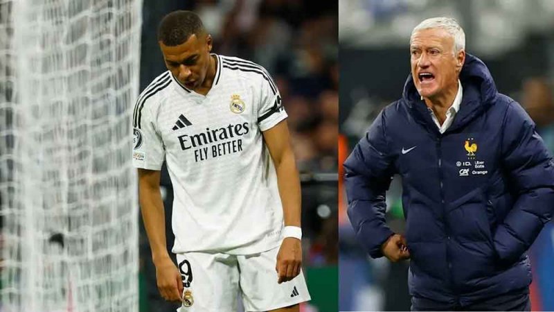 ديشامب: مبابي ليس سعيداً في ريال مدريد.. ويريد العودة