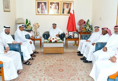 محافظ المحرق يستقبل الرئيس التنفيذي للهيئة العامة للرياضة