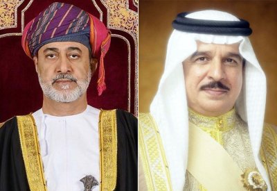 جلالة الملك المعظم يتلقى برقية تهنئة من سلطان سلطنة عمان