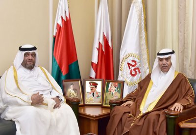 وزير شؤون الدفاع يستقبل سعادة سفير دولة قطر الشقيقة لدى مملكة البحرين