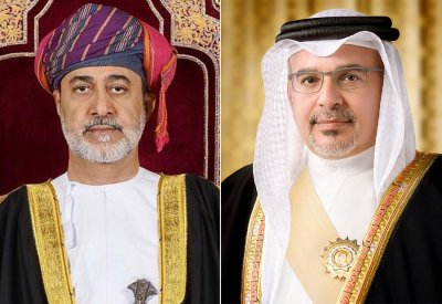 سمو ولي العهد رئيس مجلس الوزراء يهنئ سلطان عمان بذكرى العيد الوطني