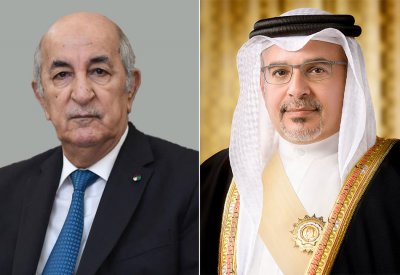 سمو ولي العهد رئيس مجلس الوزراء يتلقى برقية شكر جوابية من رئيس الجمهورية الجزائرية