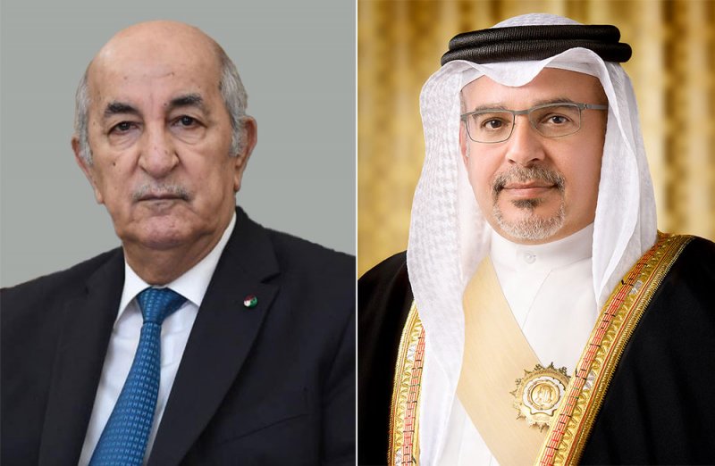 سمو ولي العهد رئيس مجلس الوزراء يهنئ الرئيس الجزائري بتتويج المنتخب الجزائري بلقب البطولة العربية لكرة السلة للرجال