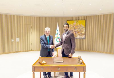 “اجتماع رسمي” في مقر اللجنة الأولمبية الدولية