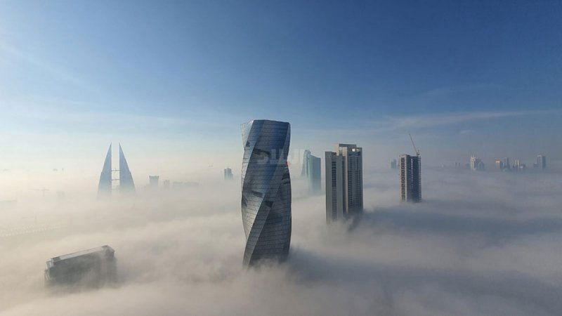 طقس اليوم بارد نسبيا ورطب مع ضباب خفيف على بعض المناطق