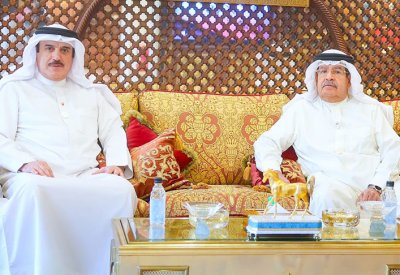 سمو الشيخ علي بن خليفة يستقبل رئيس مجلس النواب