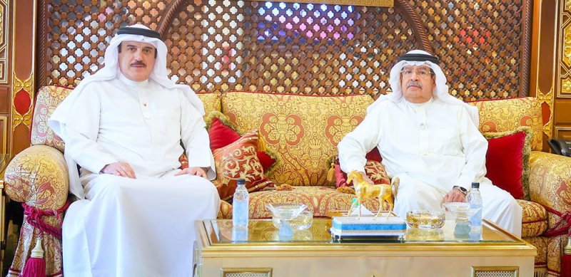 سمو الشيخ علي بن خليفة يستقبل رئيس مجلس النواب