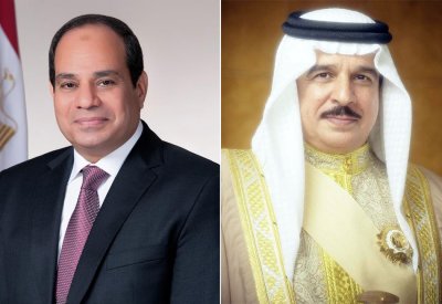 الملك المعظم يتلقى شكر الرئيس المصري