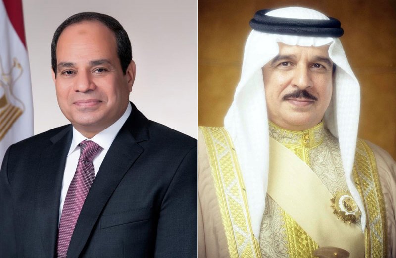 الملك المعظم يتلقى شكر الرئيس المصري