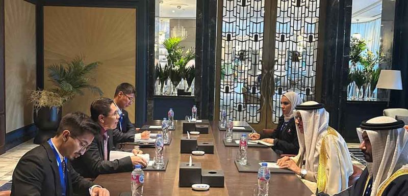 تنمية التعاون الثنائي مع سنغافورة