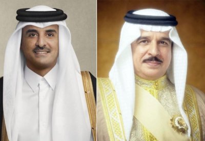 جلالة الملك المعظم يجري اتصالاً هاتفياً مع سمو أمير دولة قطر