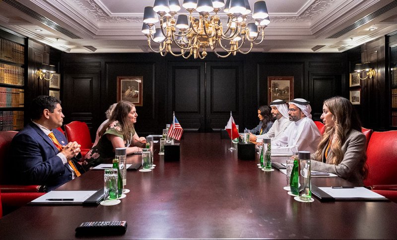 مدير عام العلاقات الثنائية بوزارة الخارجية يجتمع مع نائب مساعد وزير خارجية الولايات المتحدة الأمريكية للشؤون الإسرائيلية الفلسطينية
